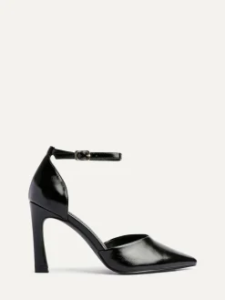 Outlet Linzi Black Grey Moira Classic Stiletto Court Heels