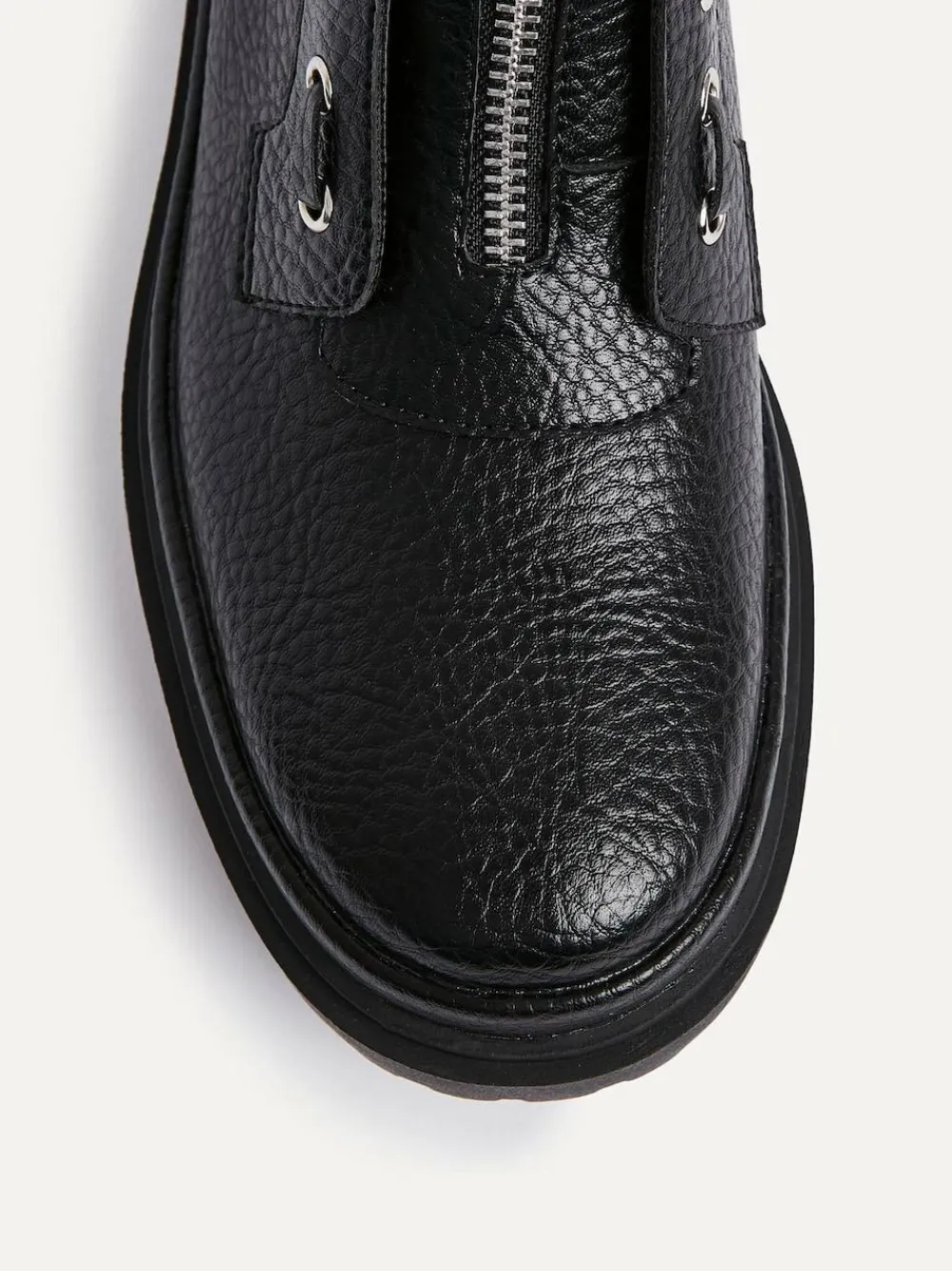 Linzi Black Launch Military Boots With Front Zip Detail^Women Boots & Wellies|Boots