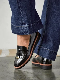 Linzi Nancy Patent Loafers With Tassel Detail^Women Flats