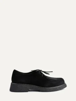 Linzi Perth Laced Chunky Loafers Black