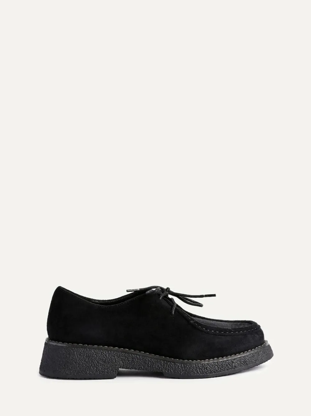 Linzi Perth Laced Chunky Loafers Black