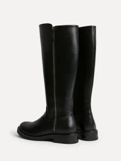 Linzi Black Roam High Leg Boots With Double Zip Detail^Women Boots & Wellies|Boots