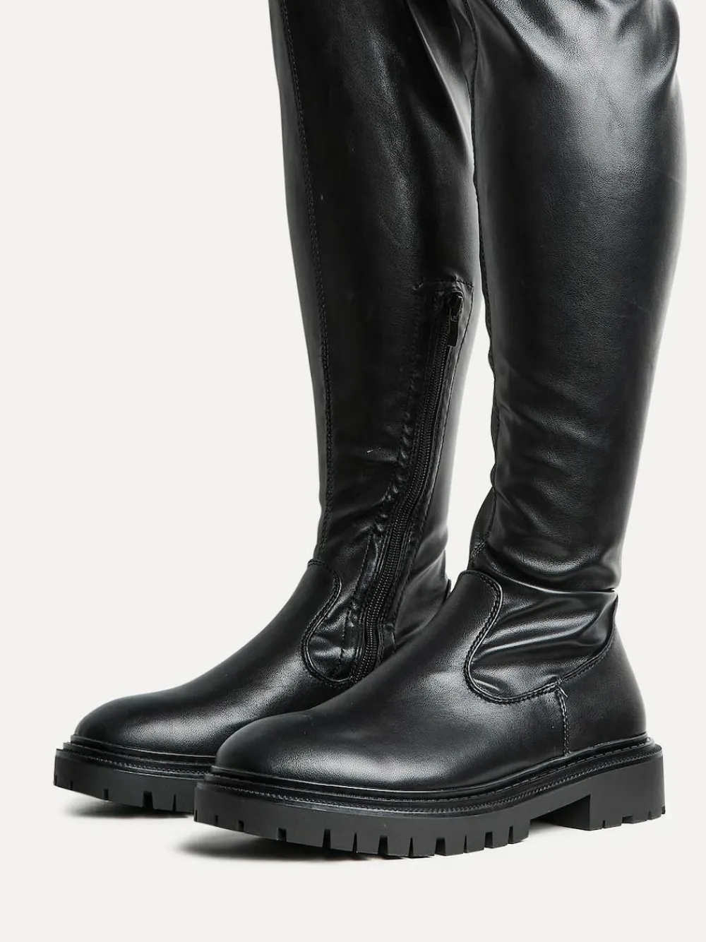 Outlet Linzi Sonny Over The Knee Long Boots Black