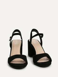 Linzi Soul Open Back Barely There Block Heel Sandals^Women Heels