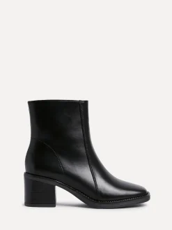 Sale Linzi Wander Block Heel Ankle Boots Black