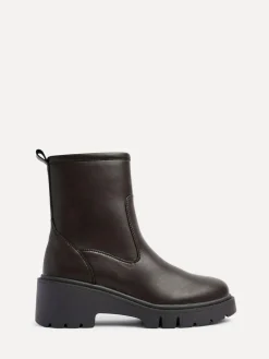 Outlet Linzi Limited Wedge Ankle Boots Brown