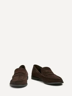 Hot Linzi Precise Classic Loafers With Front Tab Brown
