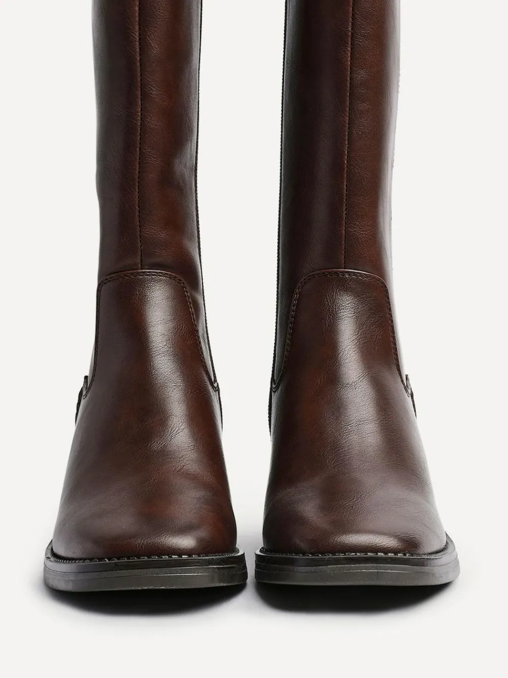 Linzi Reason Block Heel High Leg Boots With Back Stretch Panel^Women Boots & Wellies|Boots