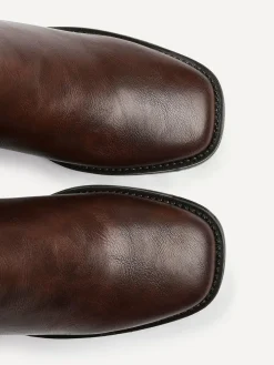 Linzi Reason Block Heel High Leg Boots With Back Stretch Panel^Women Boots & Wellies|Boots