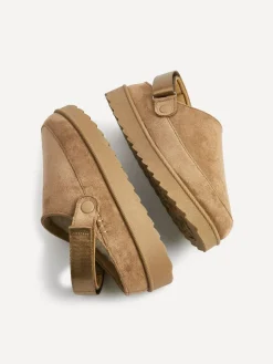 Linzi Teddy Slip-On Slingback Clogs^Women Flats