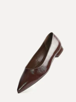 Linzi Wide Fit Compete Pointed Toe Ballet Flat Shoes^Women Wide Fit & Extra Wide Fit|Flats