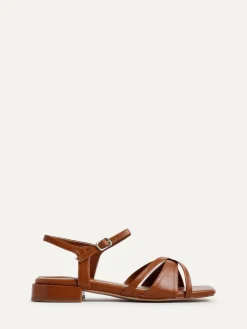 Linzi Brown Zenna Strappy Mini Heeled Sandals^Women Heels