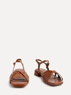 Linzi Brown Zenna Strappy Mini Heeled Sandals^Women Heels