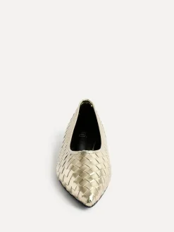 Linzi Talina Woven Pointed Toe Ballet Flats^Women Flats