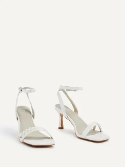 Linzi Ivory Bridal Adelaide Pearl Embellished Block Heels^Women Heels