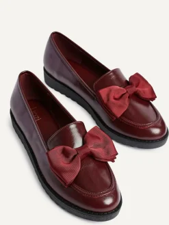 Linzi Cathy Platform Loafers with Large Bow^Women Flats
