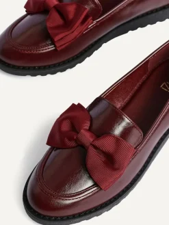 Linzi Cathy Platform Loafers with Large Bow^Women Flats