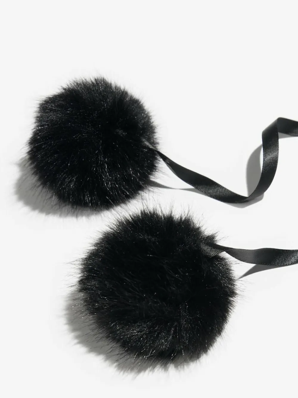 Lipsy Faux Fur Trapper Hat with Poms^Women Hats, Gloves & Scarves|Hats, Gloves & Scarves