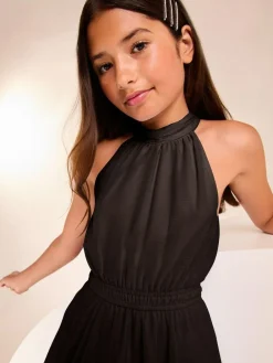 Lipsy Hanky Hem Halter Occasion Dress (7-16yrs)^ Occasionwear