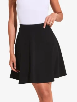 Outlet Lipsy Black Petite Skater Skirt