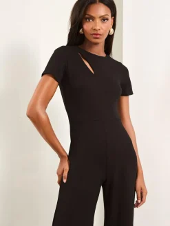 Lipsy Short Sleeve Splice Jumpsuit^Women Jumpsuits & Playsuits