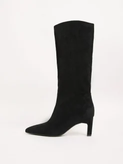 Lipsy Standard fit Faux Leather Knee High Low Kitten Heel Boots^Women Boots & Wellies|Boots