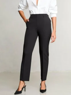 Online Lipsy Tailored Tapered Trousers Black
