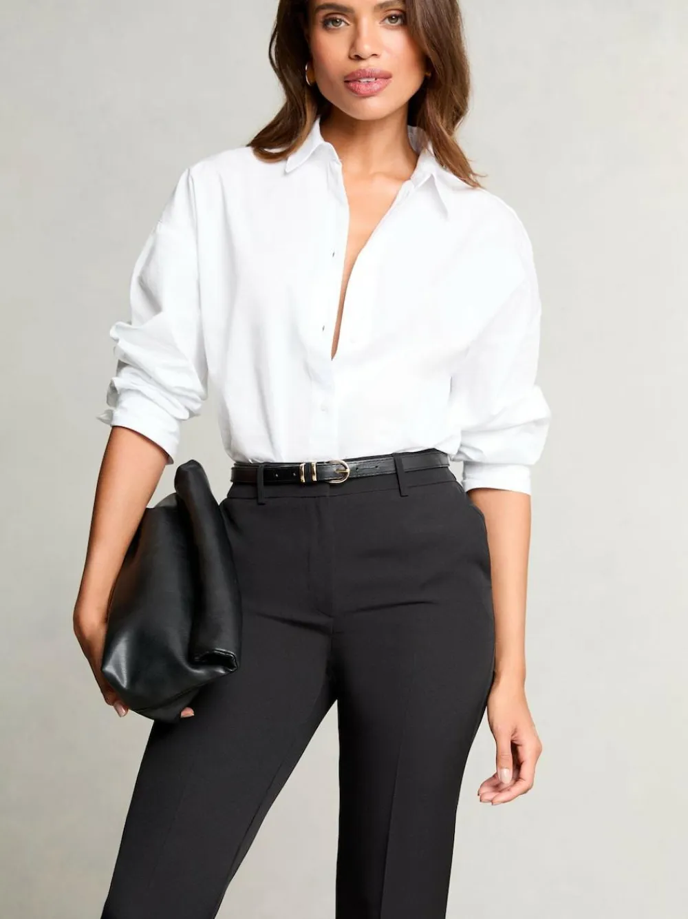 Online Lipsy Tailored Tapered Trousers Black