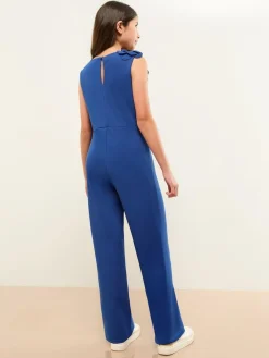 Lipsy Blue 3D Scuba Corsage Jumpsuit (5-16yrs)^ Jumpsuits & Playsuits