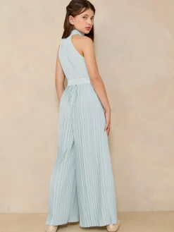 Clearance Lipsy Blue Halter Embellished Occasion Jumpsuit (5-16yrs)