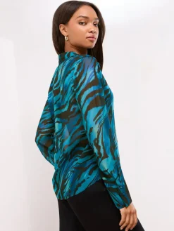 Lipsy Chiffon Printed Shirt^Women Tops & T-Shirts|Occasionwear