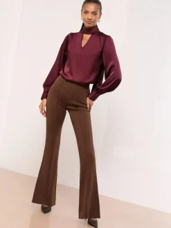 Lipsy High Waisted Contour Bootleg Flared Trousers^Women Pants