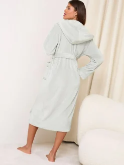 Best Lipsy Grey Super Cosy Midi Dressing Gown