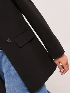 Clearance Lipsy Relaxed Blazer Jet Black