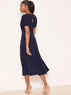 Lipsy Knot Side Midi Dress^Women Occasion Dresses|Midi Dresses