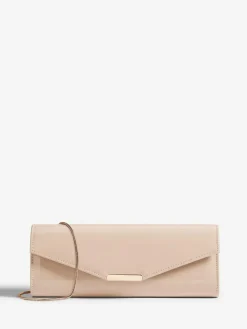 Outlet Lipsy Nude Clutch Bag