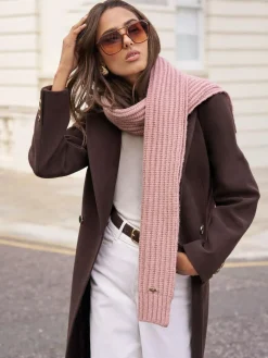 Lipsy Shimmer Ribbed Scarf^Women Hats, Gloves & Scarves|Hats, Gloves & Scarves