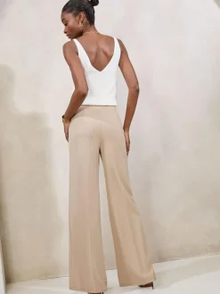 Lipsy Stone High Waist Wide Leg Trousers^Women Pants