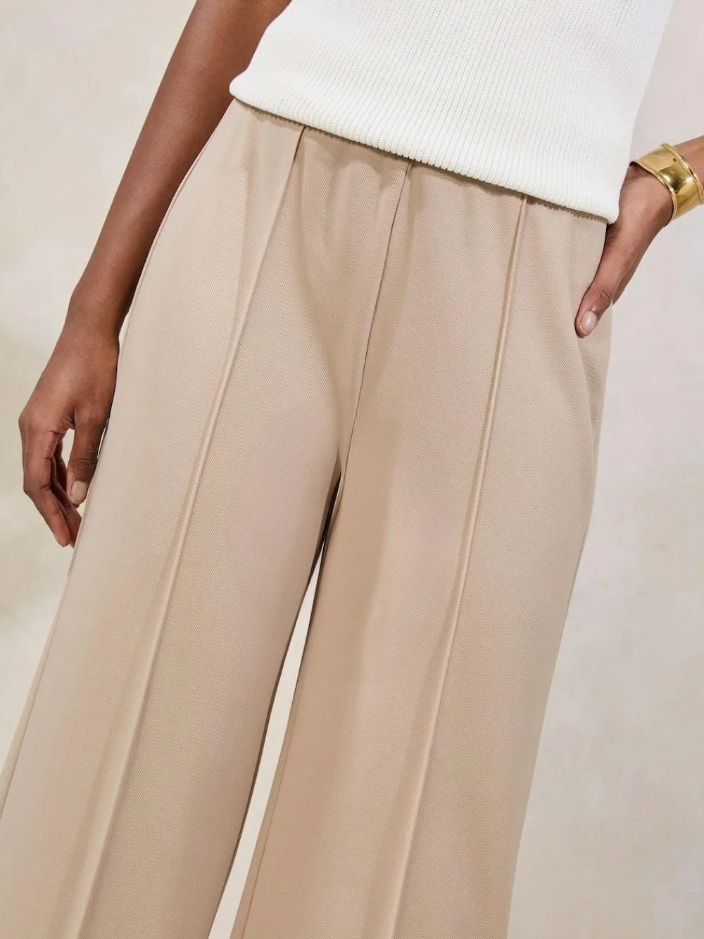 Lipsy Stone High Waist Wide Leg Trousers^Women Pants
