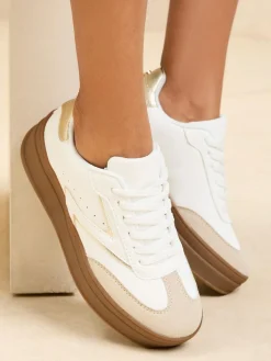 Lipsy Faux Suede Chunky Platform Sports Trainer^Women Sneakers