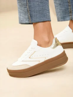 Lipsy Faux Suede Chunky Platform Sports Trainer^Women Sneakers