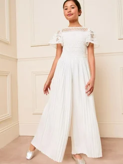 Lipsy Flutter Sleeve Lace Occasion Jumpsuit (5-16yrs)^ Jumpsuits & Playsuits|Occasionwear