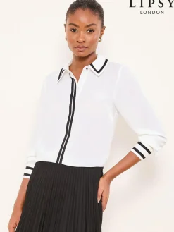 Discount Lipsy White Tipped Shirt