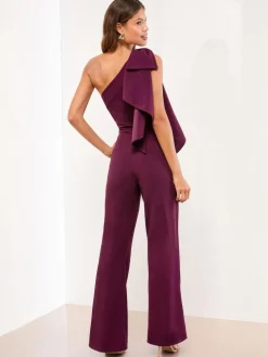 Lipsy One Shoulder Bow Jumpsuit^Women Jumpsuits & Playsuits