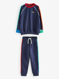 Hot Little Bird by Jools Oliver Sweatshirt and Joggers Set Navy