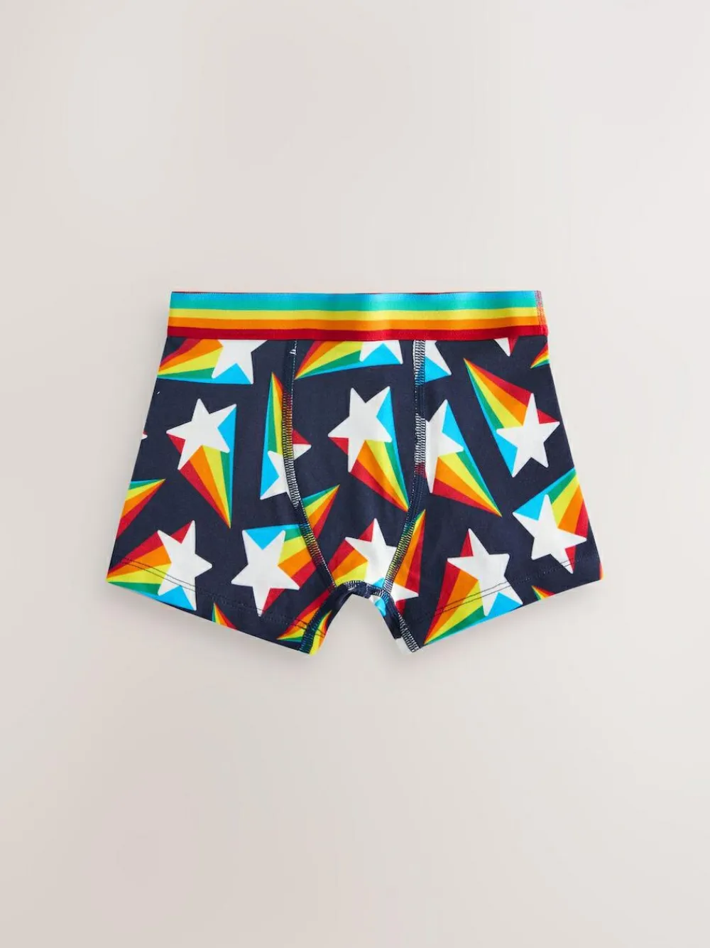 Little Bird by Jools Oliver Rainbow Shooting Star Boxers 3 Pack^BOY Underwear