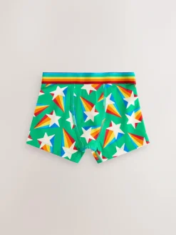 Little Bird by Jools Oliver Rainbow Shooting Star Boxers 3 Pack^BOY Underwear