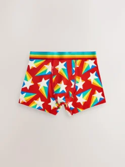 Little Bird by Jools Oliver Rainbow Shooting Star Boxers 3 Pack^BOY Underwear