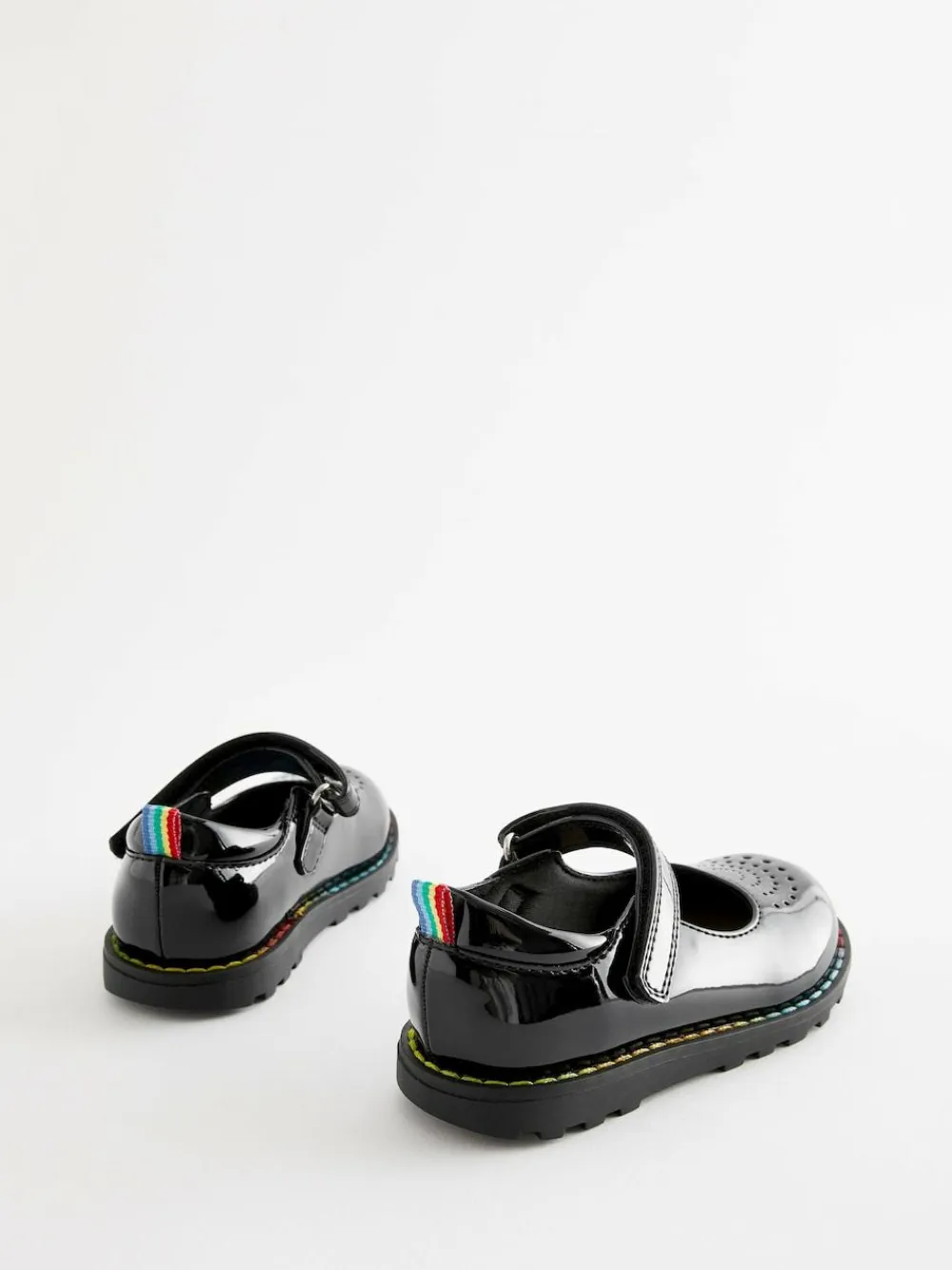 Little Bird by Jools Oliver Black Younger Patent Mary Jane Shoes^ Shoes