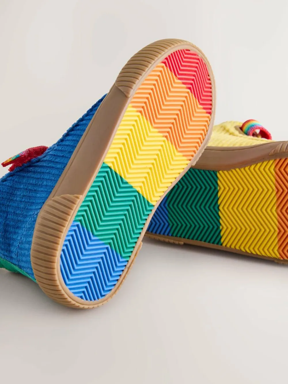 Little Bird by Jools Oliver Corduroy Borg Lined Hi-Top Trainers^BOY Sneakers|Sneakers